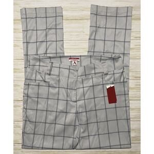 ANTIGUA Desert Dry Womens size 10 plaid golf trousers